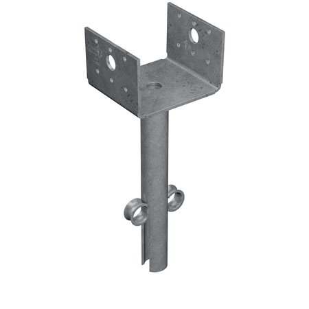 Simpson Strong Tie Simpson Strong-Tie 3.56 inch H X 10.31 inch W Galvanized Steel Adjustable Post Base EPB44HDG